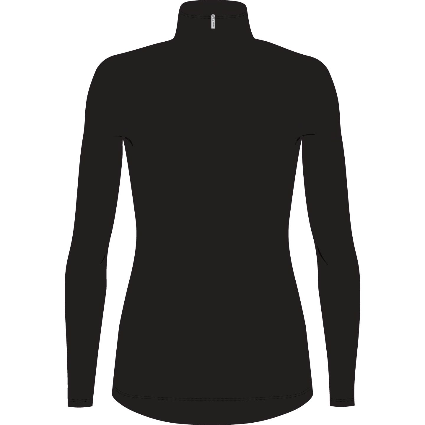 Women's Merino 260 Tech Long Sleeve Half Zip Thermal Top Black