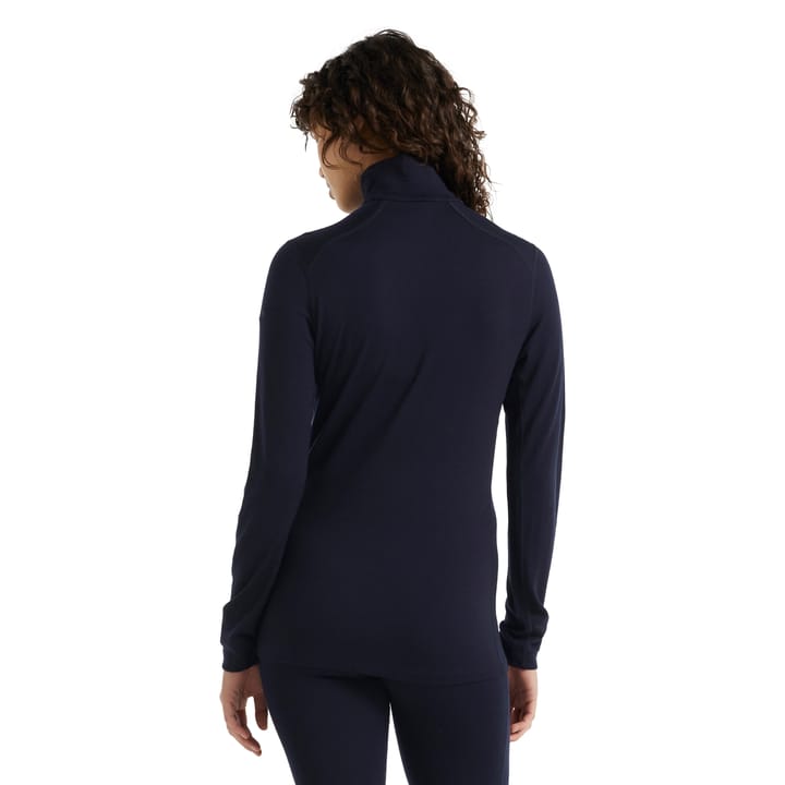 Women's Merino 260 Tech Long Sleeve Half Zip Thermal Top Black Icebreaker