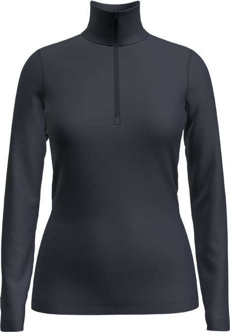 Women's Merino 260 Tech Long Sleeve Half Zip Thermal Top MIDNIGHT NAVY
