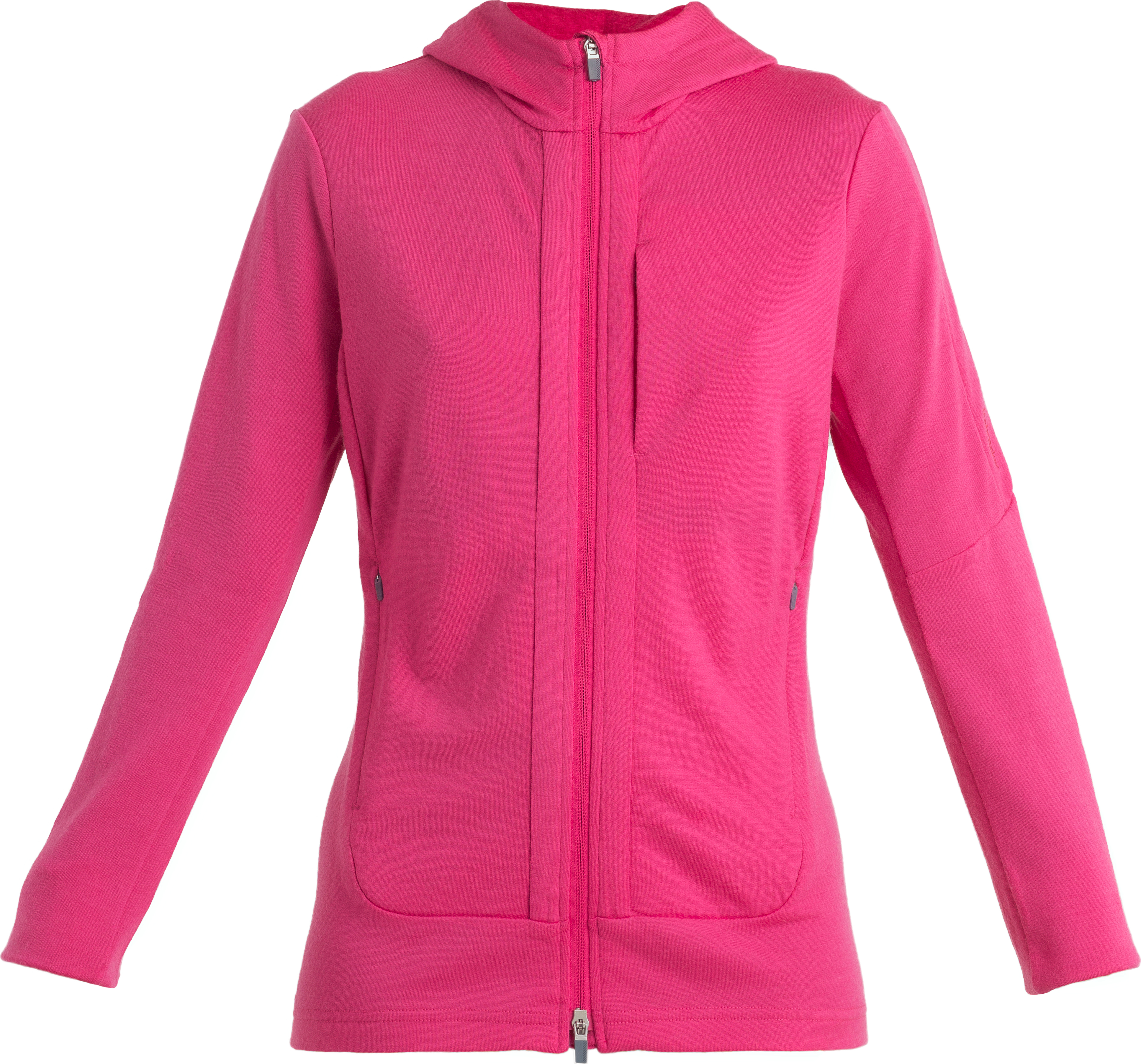 Women’s Quantum III Long Sleeve Zip Hood Tempo/Electron Pink/Cb