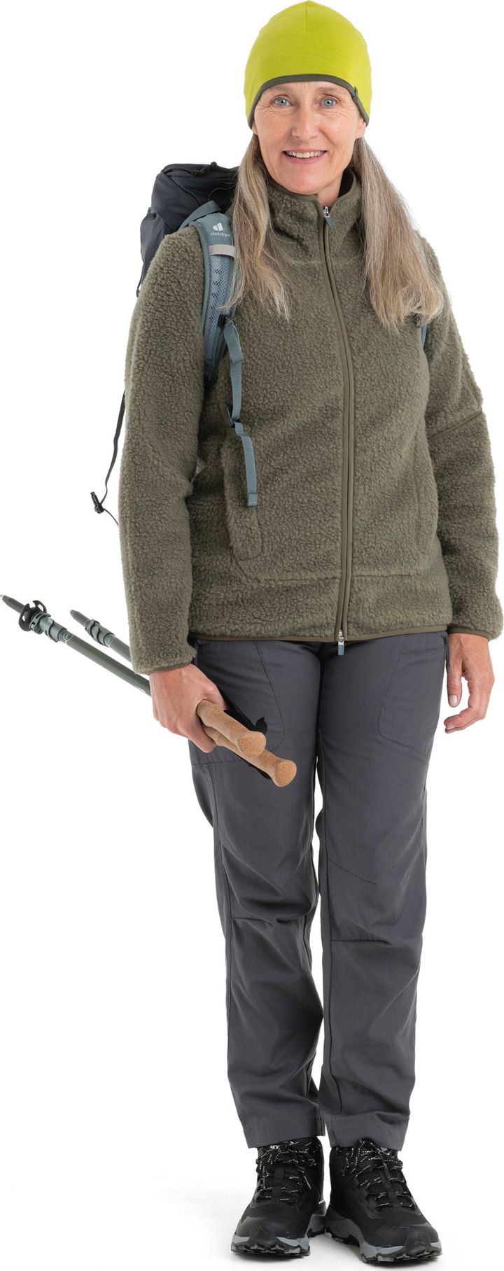 Icebreaker Women's Realfleece Sherpa Long Sleeve Zip Loden Icebreaker Icebreaker Women's Realfleece Sherpa Long Sleeve Zip Loden Icebreaker