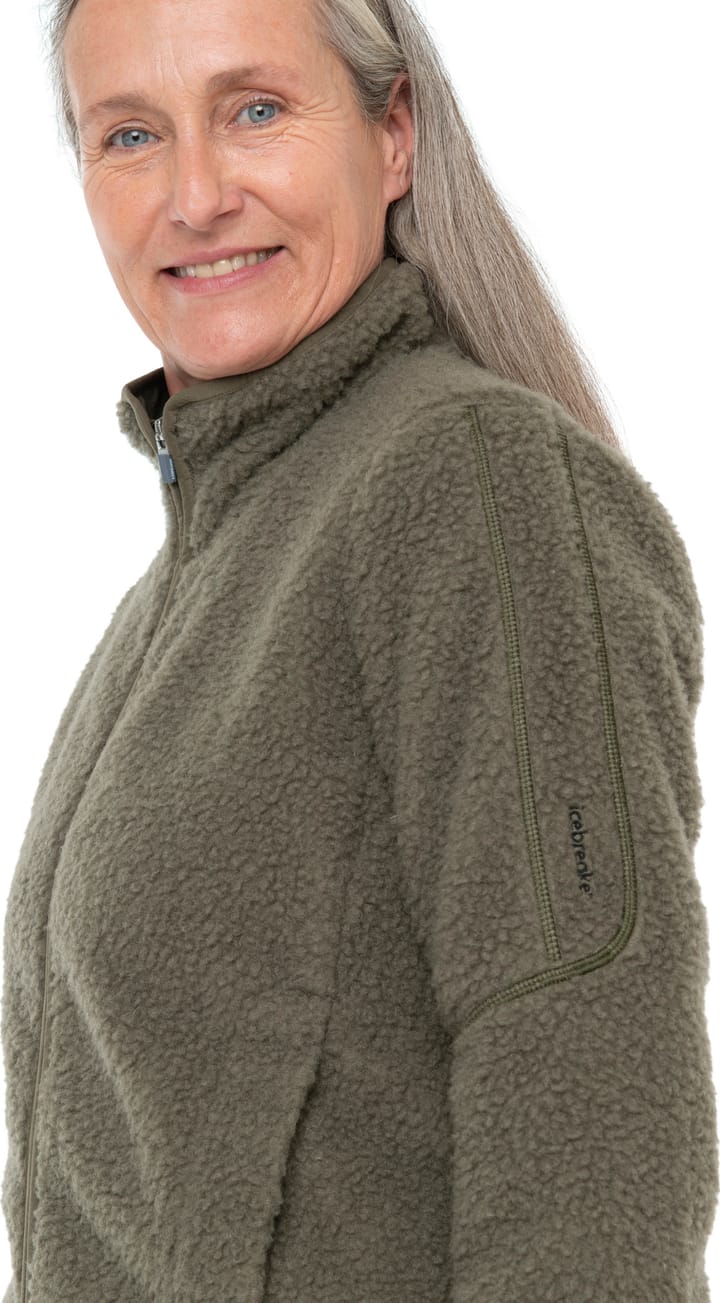 Icebreaker Women's Realfleece Sherpa Long Sleeve Zip Loden Icebreaker Icebreaker Women's Realfleece Sherpa Long Sleeve Zip Loden Icebreaker