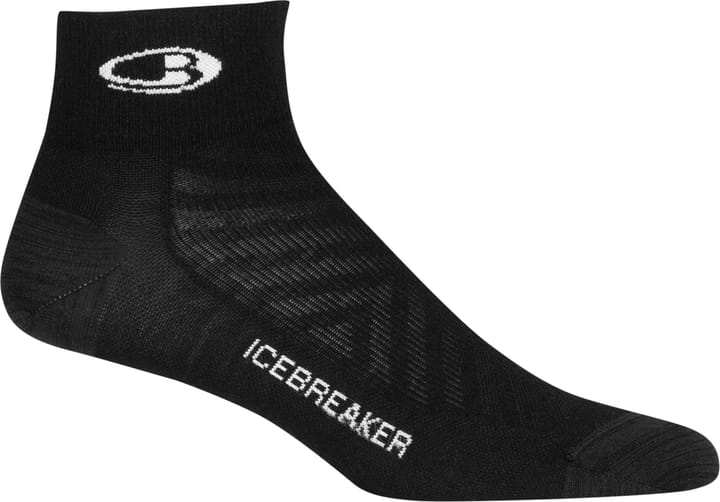 Icebreaker Women's Run+Ultralight Mini Black/Snow Icebreaker Icebreaker Women's Run+Ultralight Mini Black/Snow Icebreaker