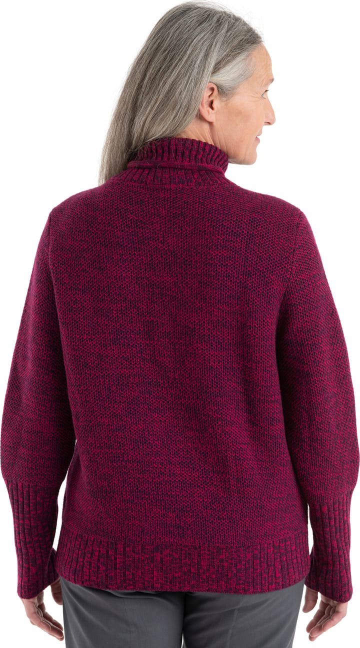 Women's Seevista Funnel Neck Sweater Nightshade/Electron Pink Icebreaker