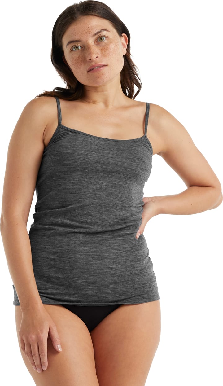 Icebreaker Women's Siren Cami Gritstone Heather Icebreaker