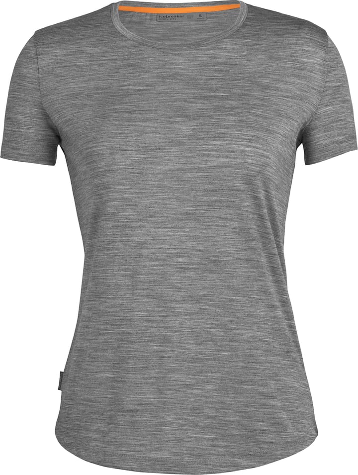 Icebreaker Women's Sphere II Short Sleeve Tee METRO HTHR Icebreaker