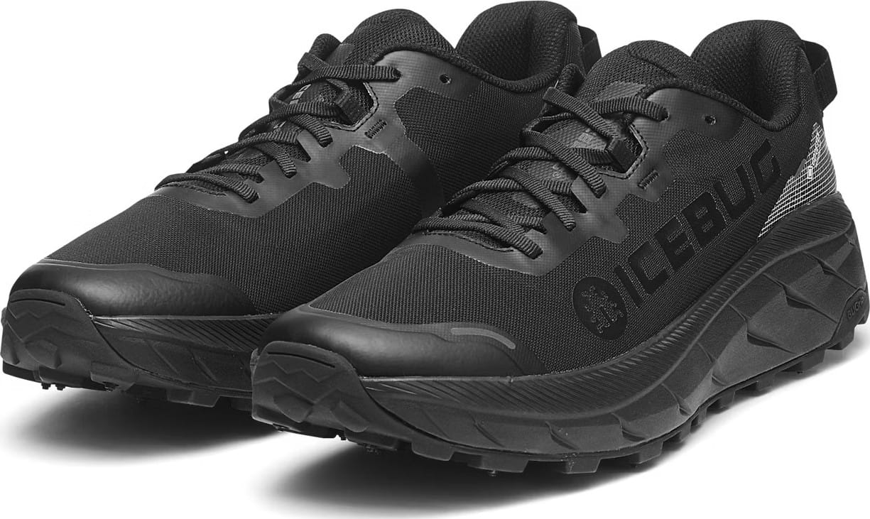 NEW ICEBUG men\'s arcus bugrip gtx shoes in midnight/red Arcus 2 BUGrip GTX: Waterproof Winter Running | Icebug main image 3