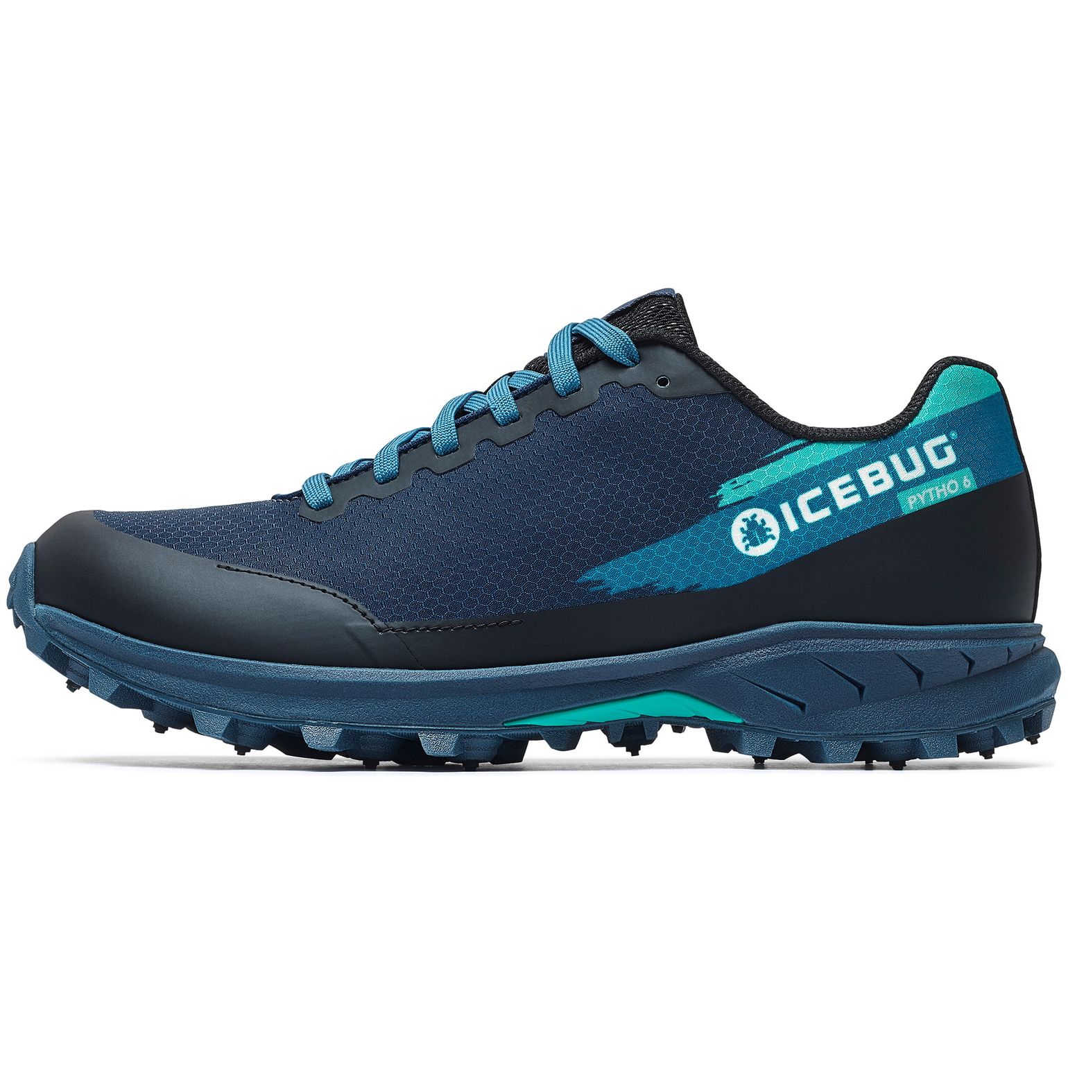 Icebug Men's Pytho6 BUGrip DarkBlue/Mint