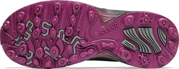 Icebug Women's Pace3 BUGrip GORE-TEX Black/Darkhibiscus Icebug