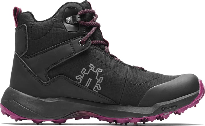 Icebug Women's Pace3 BUGrip GORE-TEX Black/Darkhibiscus Icebug