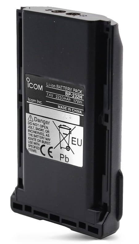 Icom Icom Bp-232h Batteri Li-Ion 7,4v/2300mah Icom Icom Icom Bp-232h Batteri Li-Ion 7,4v/2300mah Icom