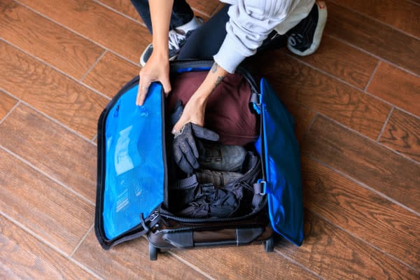 Gregory Alpaca Wheeled Duffle 100 Obsidian Black Gregory