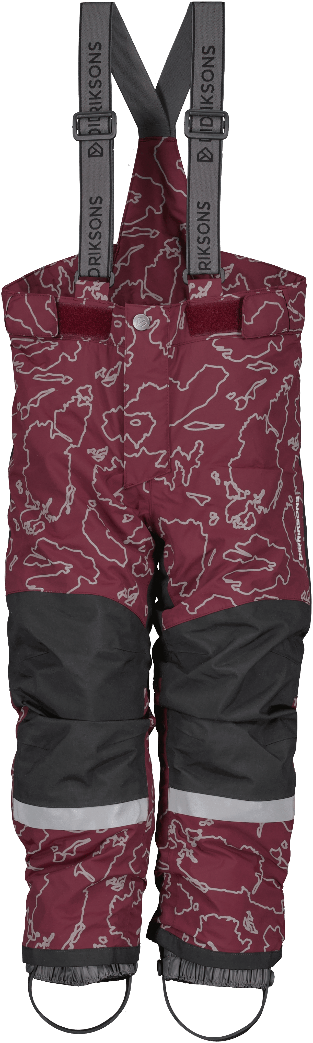 Didriksons Kids' Idre Special Edition Pants Grundsund Reflective Wine