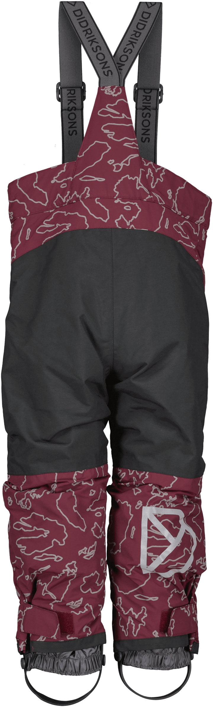 Didriksons Kids' Idre Special Edition Pants Grundsund Reflective Wine Didriksons