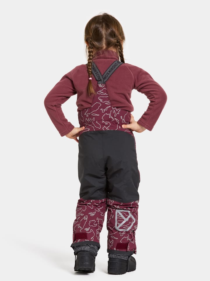 Didriksons Kids' Idre Special Edition Pants Grundsund Reflective Wine Didriksons