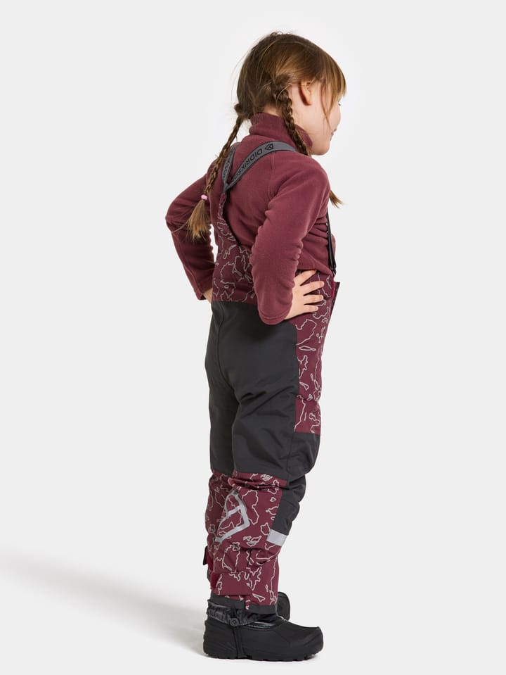 Didriksons Kids' Idre Special Edition Pants Grundsund Reflective Wine Didriksons