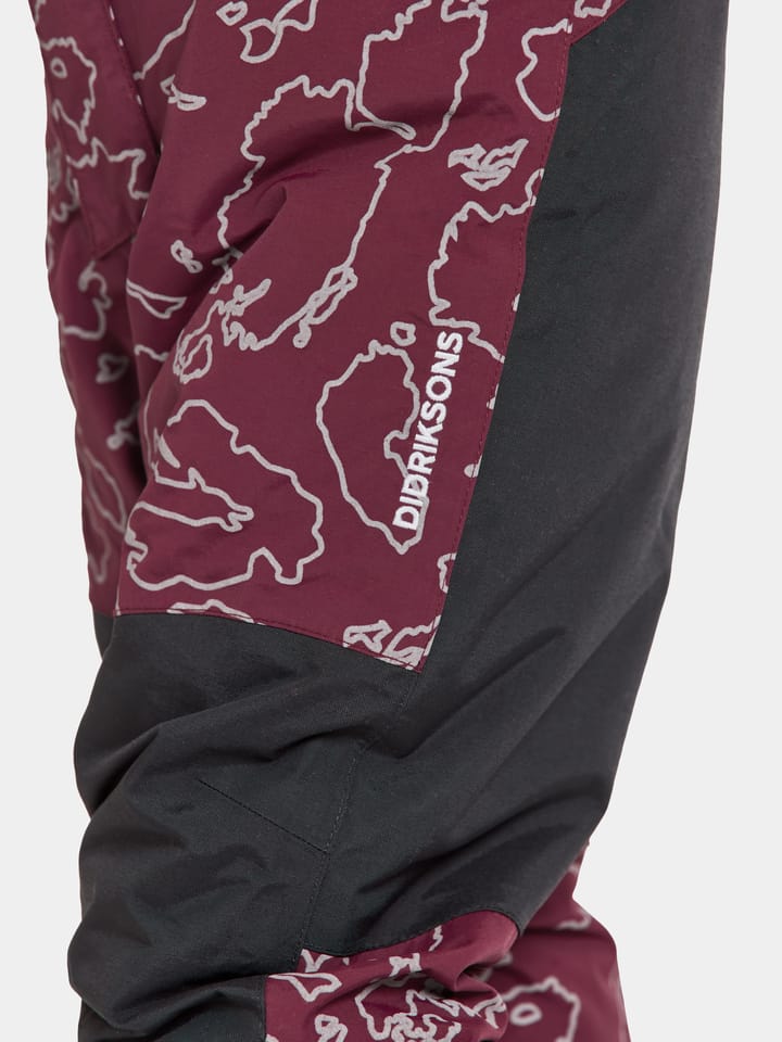 Didriksons Kids' Idre Special Edition Pants Grundsund Reflective Wine Didriksons