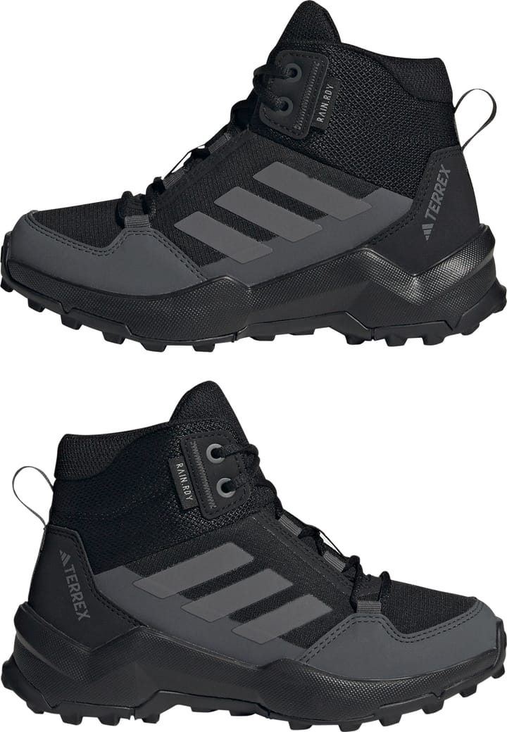 Adidas Kid's Terrex Ax4 Mid RAIN.RDY Hiking Shoes Core Black / Grey Four / Grey Six Adidas