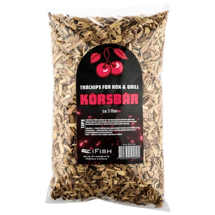 iFish Wood Chips for Smoking & Grilling, Cherry NoColour iFish