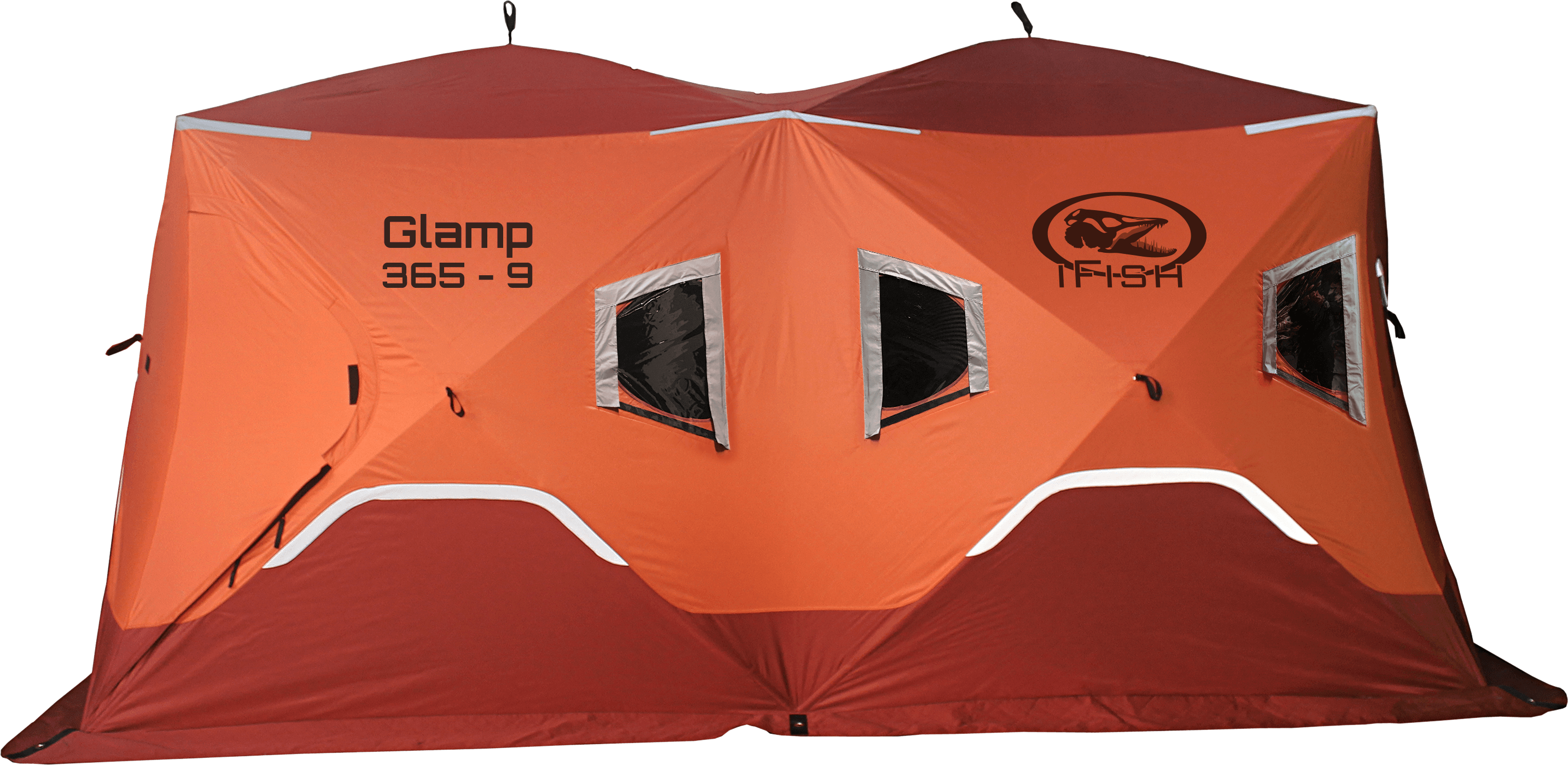 iFish Glamp 365-9 Insulated Orange Tarpar & vindskydd OneSize