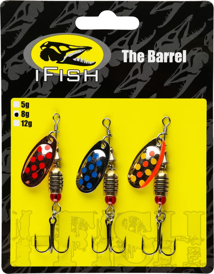iFish The Barrel 8g, 3-pack Nocolour iFish