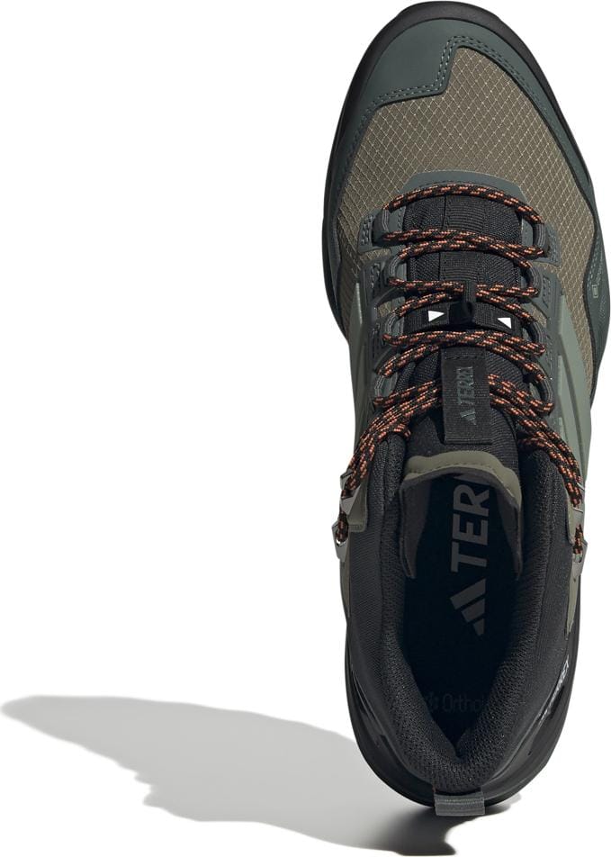 Adidas Men's Terrex Skychaser Mid GORE-TEX Hiking Shoes Olive Strata/Silver Green/Core Black Adidas