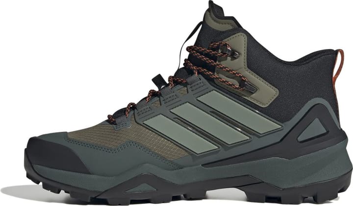Adidas Men's Terrex Skychaser Mid GORE-TEX Hiking Shoes Olive Strata/Silver Green/Core Black Adidas