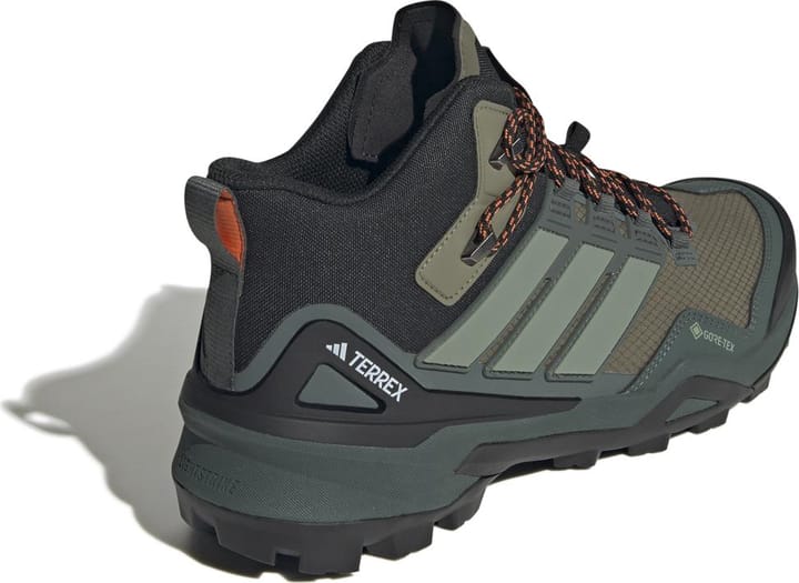 Adidas Men's Terrex Skychaser Mid GORE-TEX Hiking Shoes Olive Strata/Silver Green/Core Black Adidas