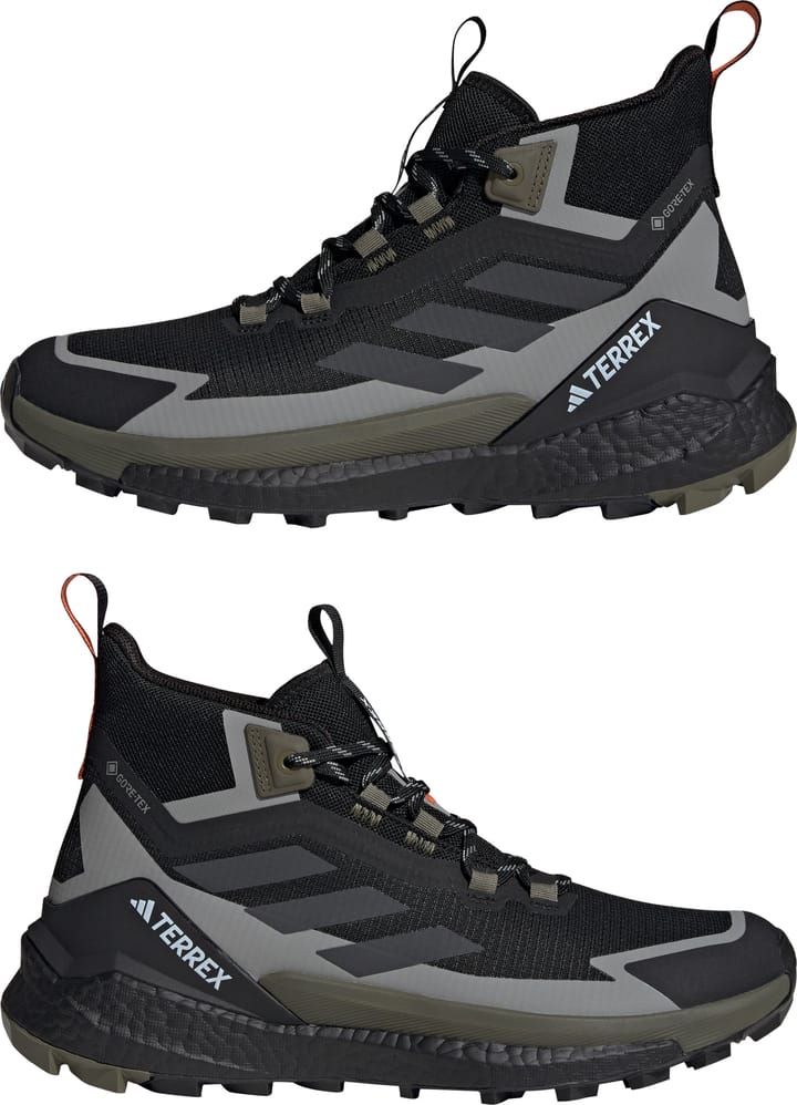 Adidas Men's Terrex Free Hiker 2 Gore-Tex Core Black/Carbon/Olistr Adidas