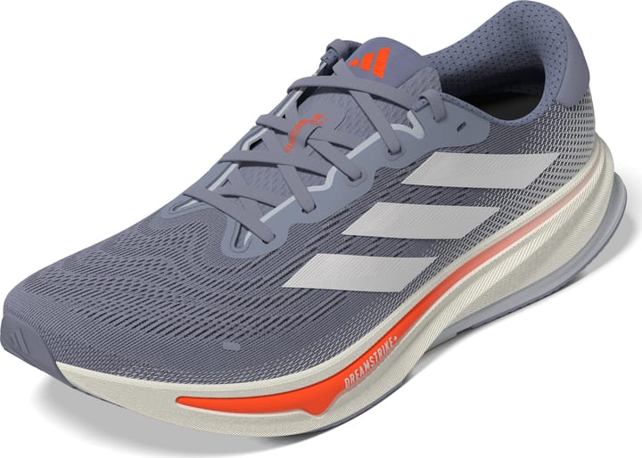 Adidas Men's Supernova Rise 2  Silver/Zero Metallic/Impact Orange Adidas