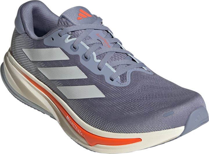 Adidas Men's Supernova Rise 2  Silver/Zero Metallic/Impact Orange Adidas