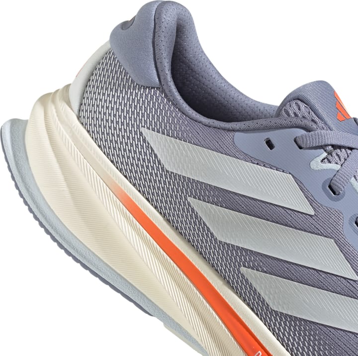 Adidas Men's Supernova Rise 2  Silver/Zero Metallic/Impact Orange Adidas