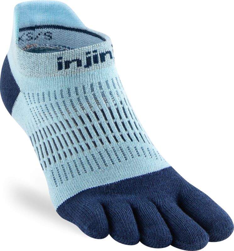 Injinji Women's Run Lightweight No-Show Heron