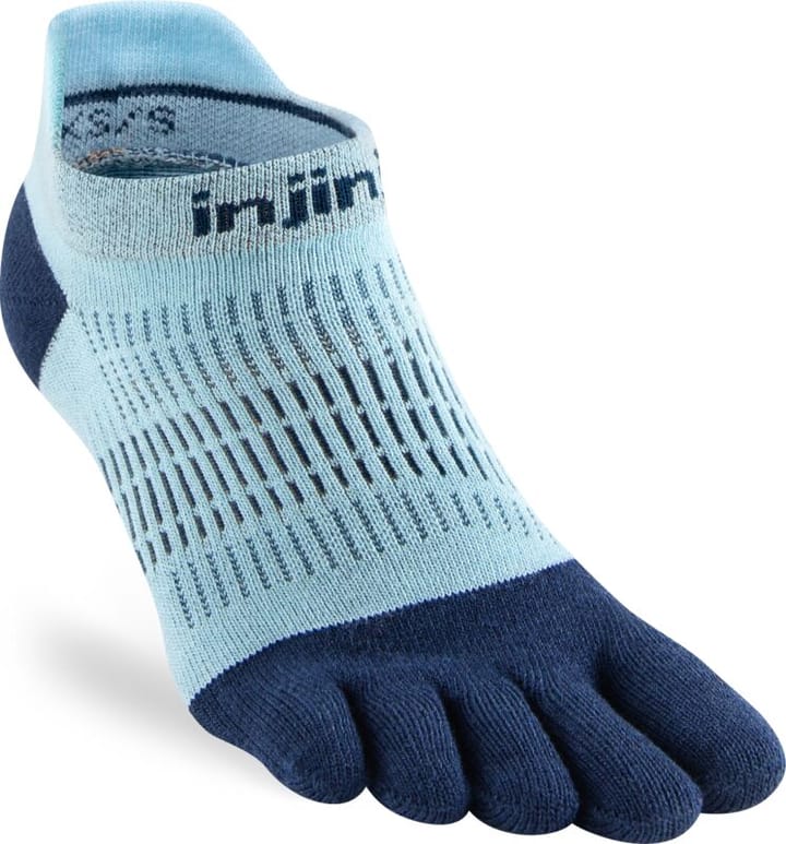 Injinji Women's Run Lightweight No-Show Heron Injinji