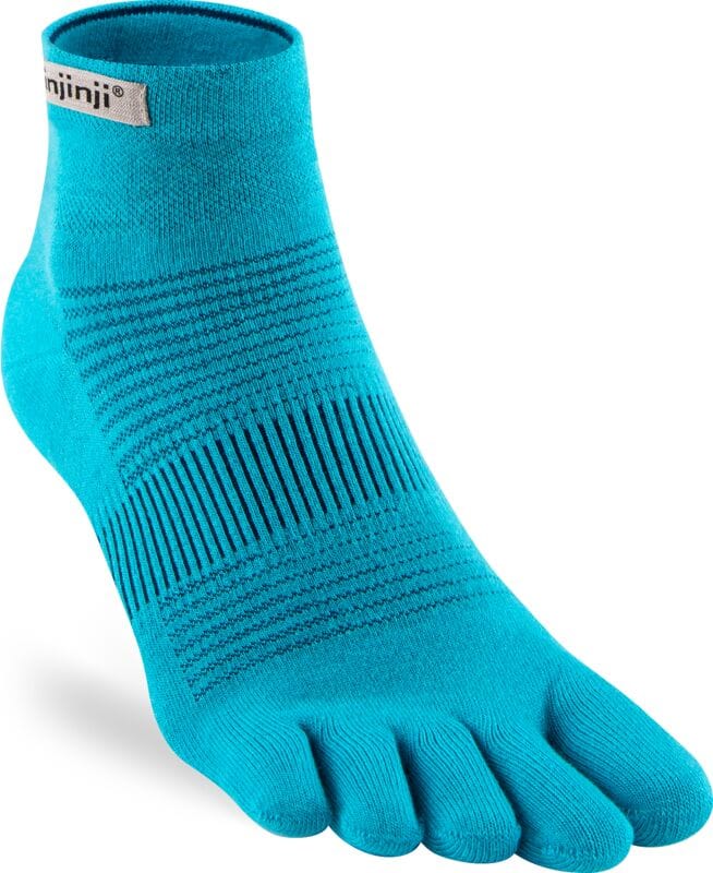 Injinji Men's Run Lightweight Mini-Crew Pacific Blue Injinji Injinji Men's Run Lightweight Mini-Crew Pacific Blue Injinji