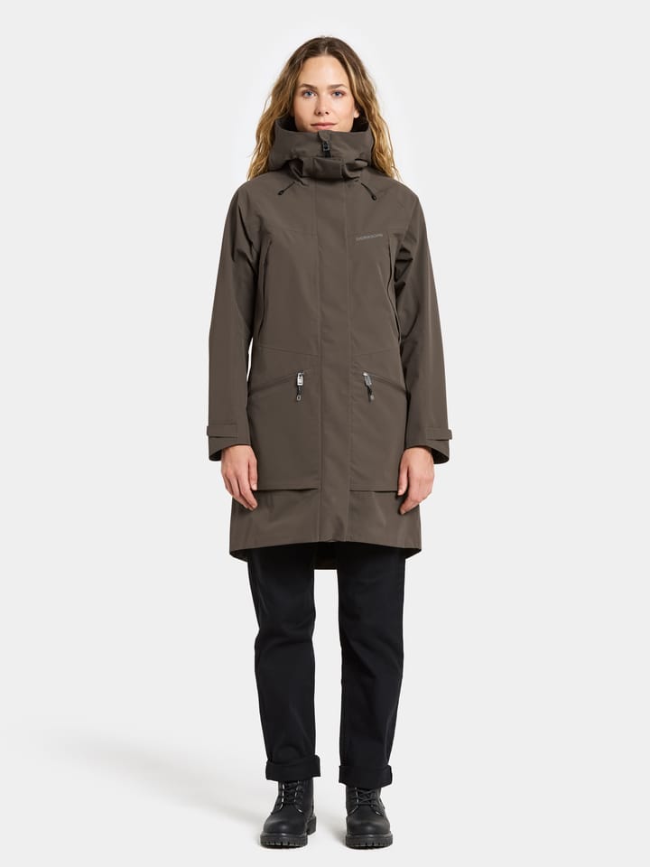 Didriksons Women's Ilma Parka 8 Mocha Brown Didriksons