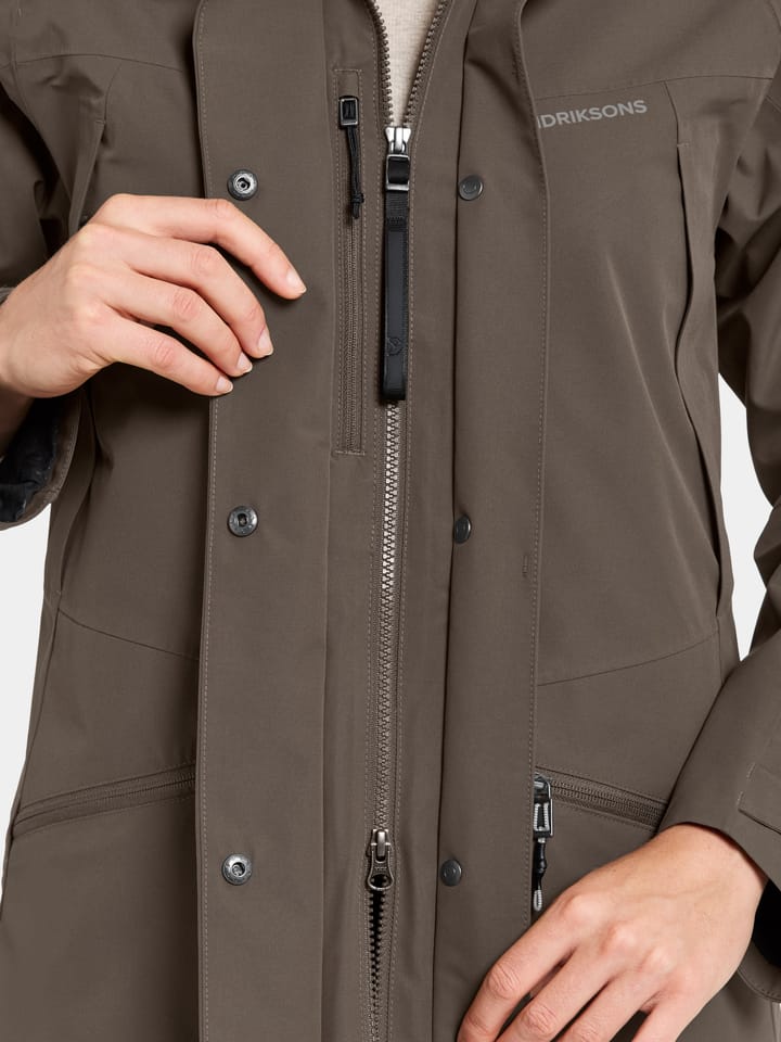 Didriksons Women's Ilma Parka 8 Mocha Brown Didriksons