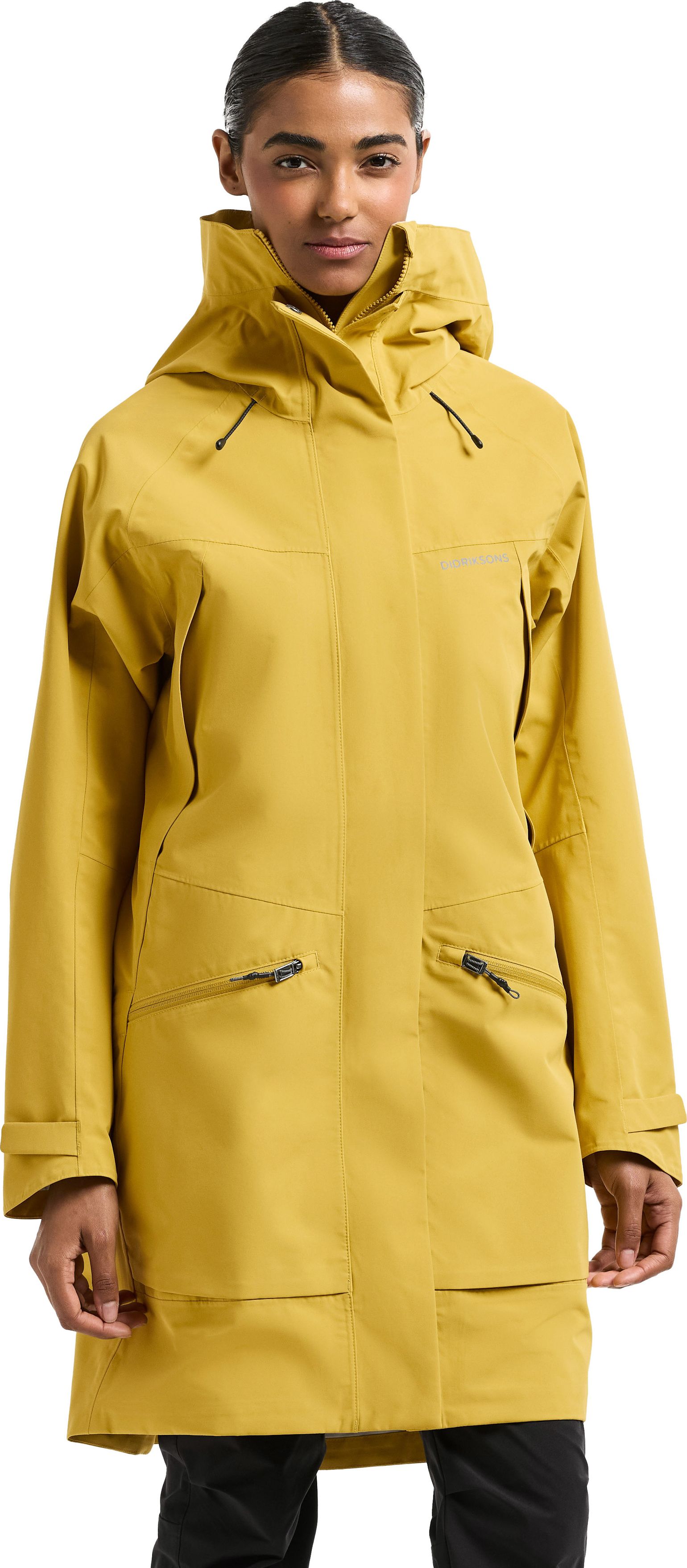 Didriksons Women's Ilma Parka 8 Yellow Pollen
