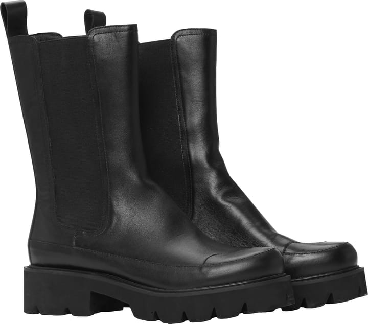 Ilse Jacobsen Women's Mid Calf 3/4 Length Chelsea Boots Black Ilse Jacobsen