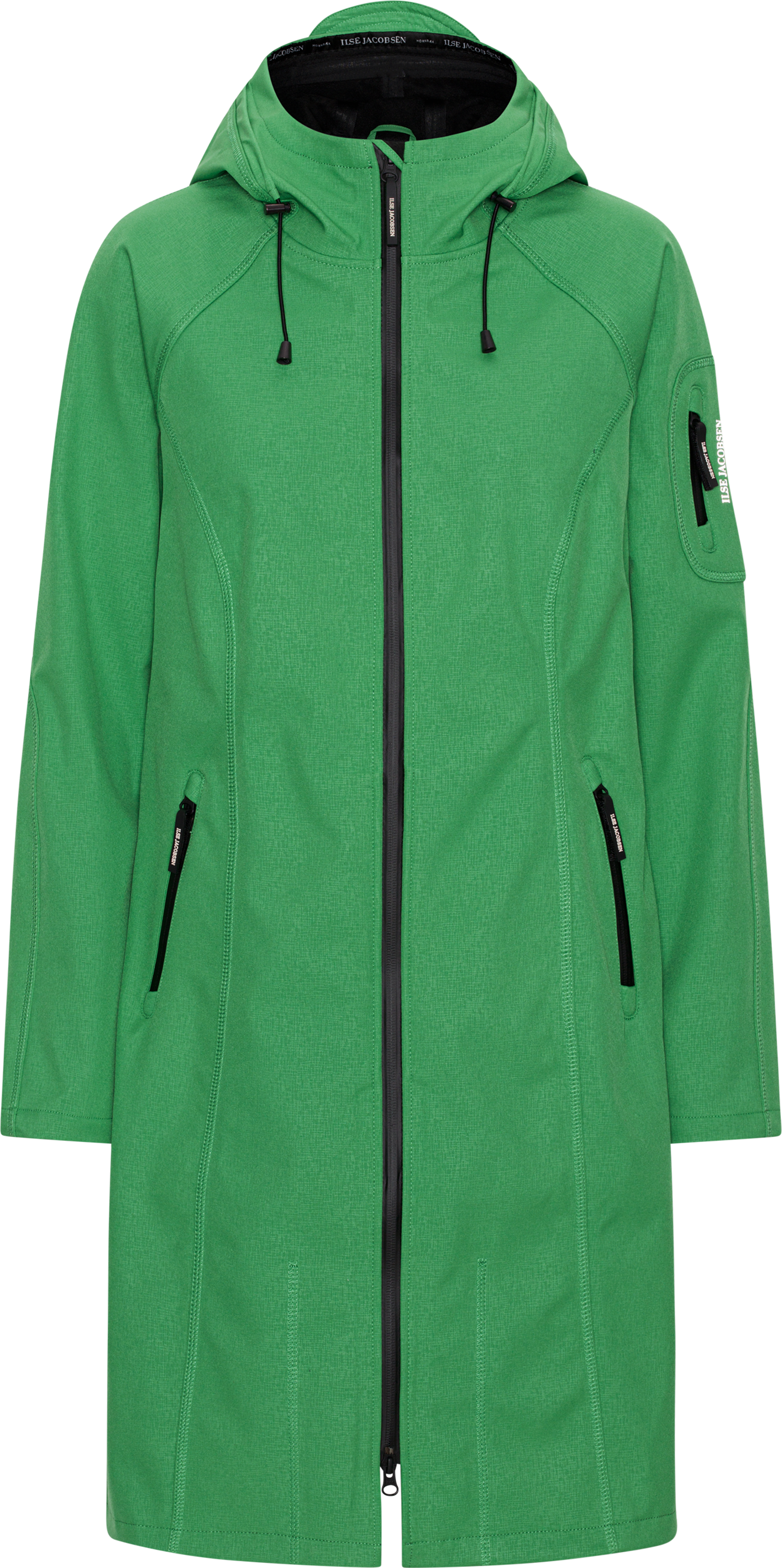 Ilse Jacobsen Women’s Long Raincoat Evergreen