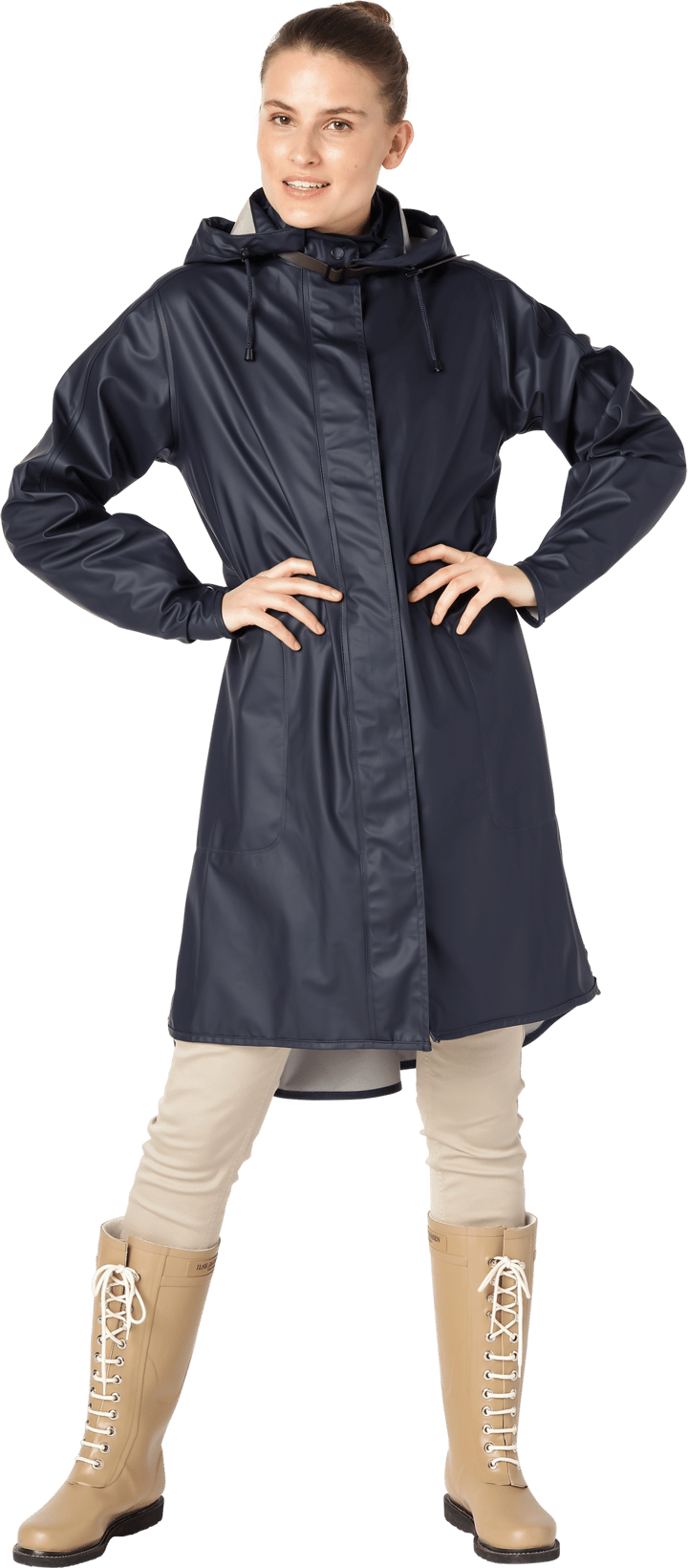 Women's Raincoat Dark Indigo Ilse Jacobsen