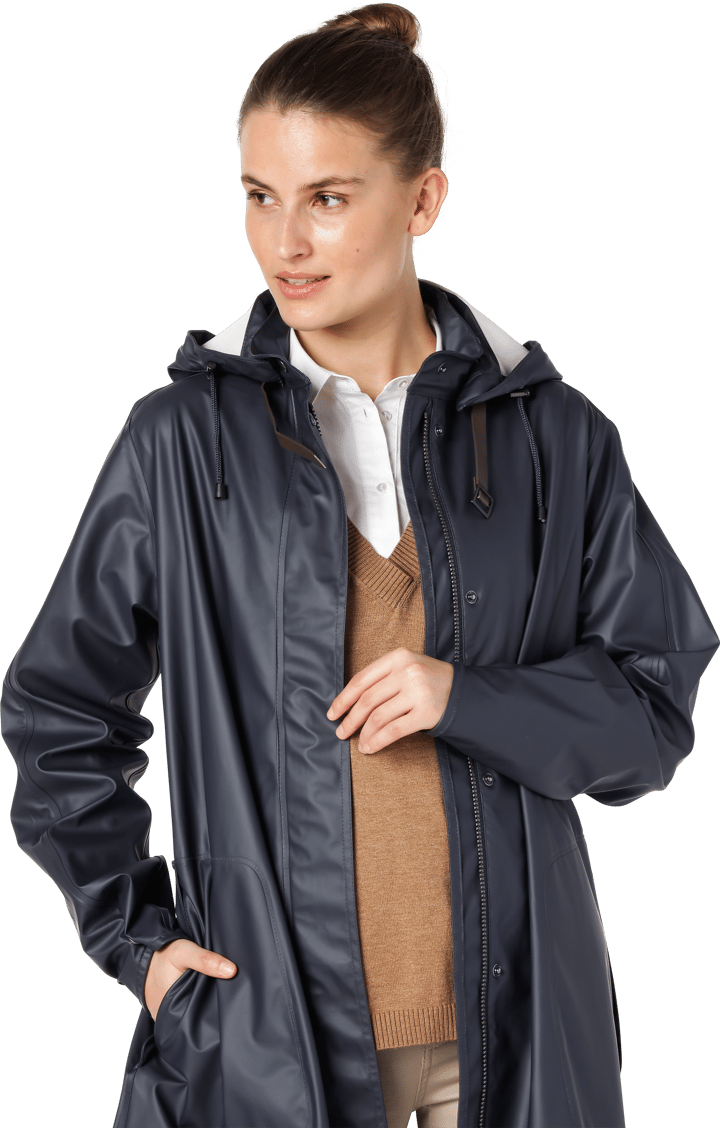 Women's Raincoat Dark Indigo Ilse Jacobsen