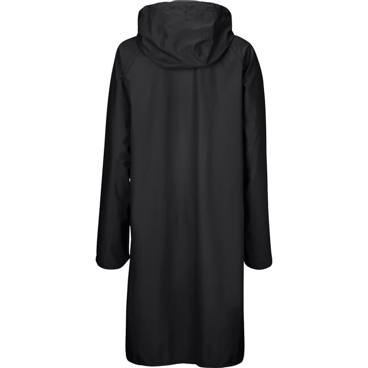 Women's Raincoat Detachable Hood Black Ilse Jacobsen