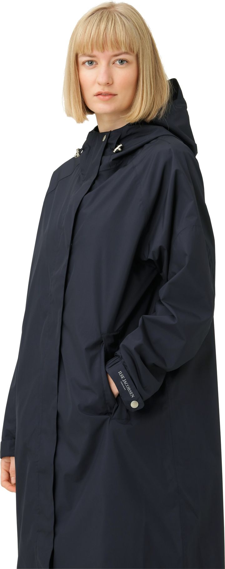 Ilse Jacobsen Women's Raincoat 218SP Dark Indigo Ilse Jacobsen