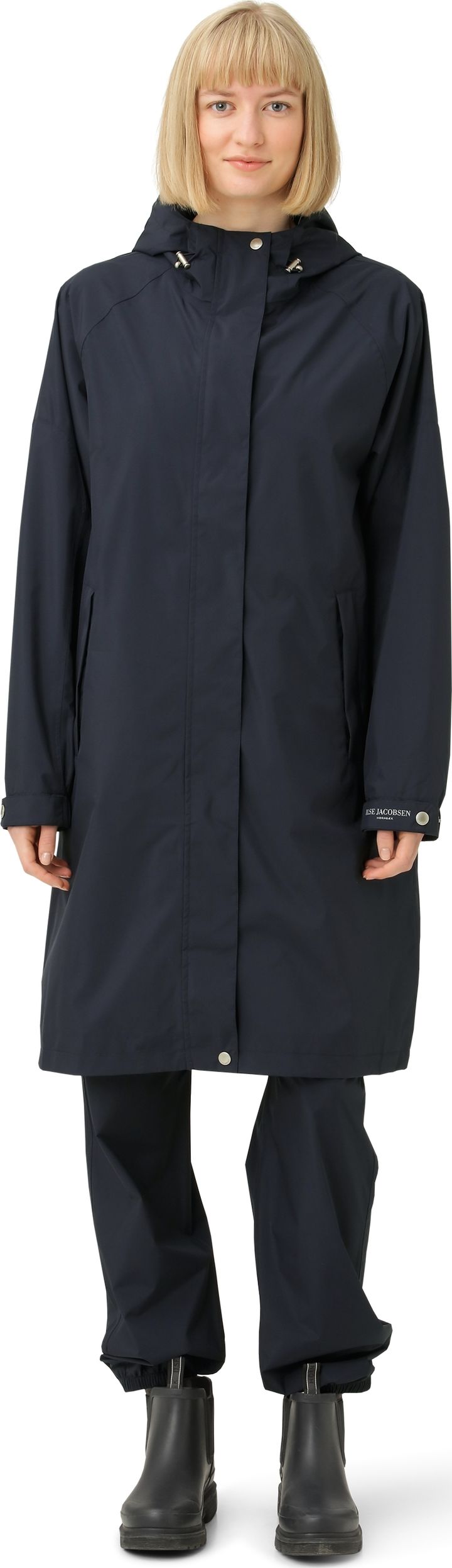 Ilse Jacobsen Women's Raincoat 218SP Dark Indigo Ilse Jacobsen