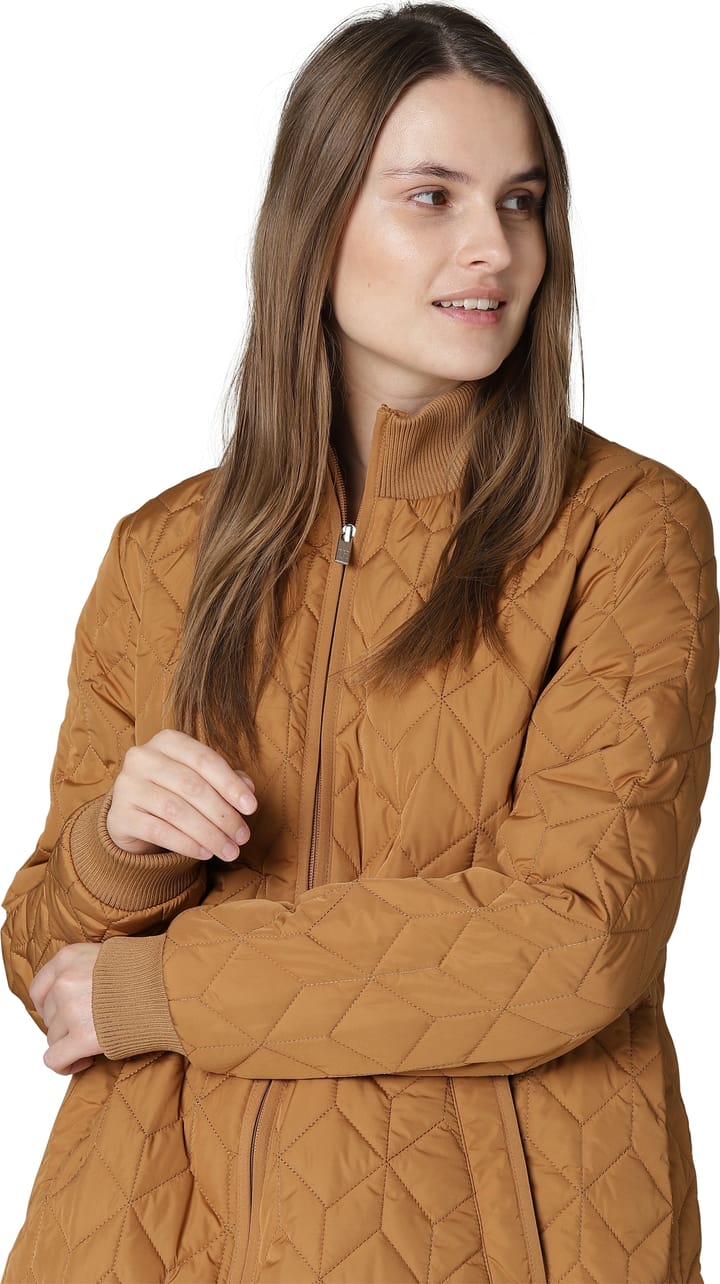 Women's Padded Quilt Coat Cashew Ilse Jacobsen