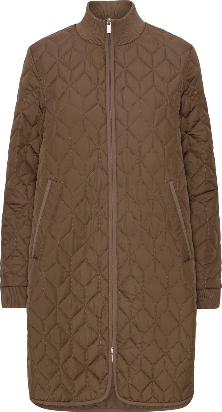 Ilse Jacobsen Women's Padded Quilt Coat Cub Brown Ilse Jacobsen