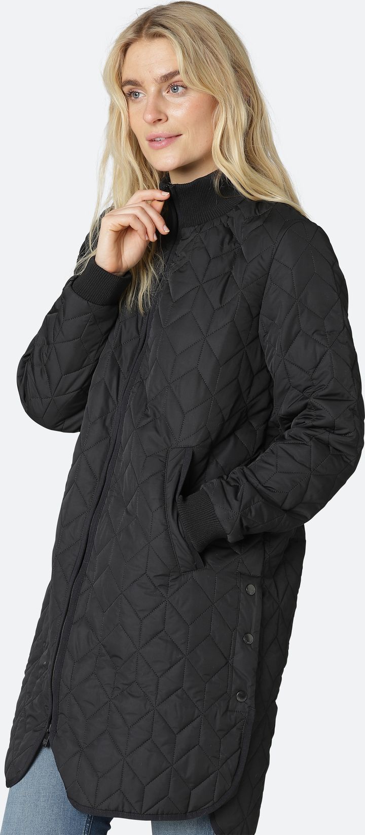 Ilse Jacobsen Women's Padded Quilt Coat Black Ilse Jacobsen Ilse Jacobsen Women's Padded Quilt Coat Black Ilse Jacobsen