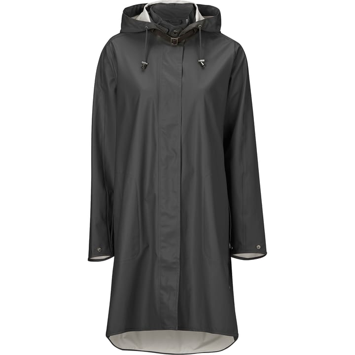 Women's Raincoat Detachable Hood Dark Shadow Ilse Jacobsen
