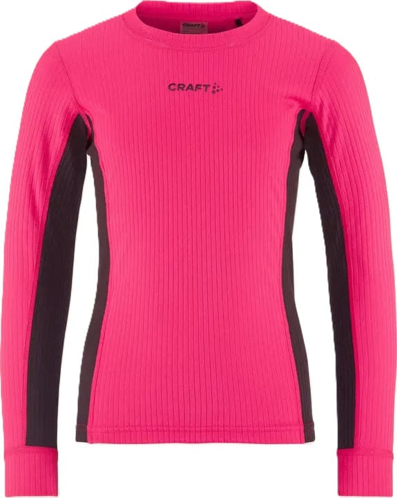 Craft Juniors' Core Dry Baselayer Set Fame/Dark Plum Craft